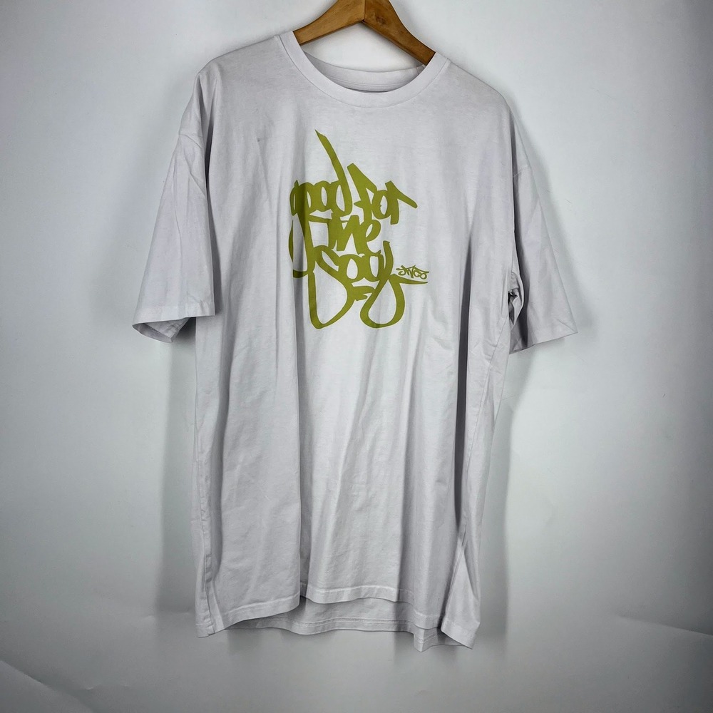JNCO Jeans Mens White Good For The Soul Graphic T-Shirt Relaxed Fit Size XXL